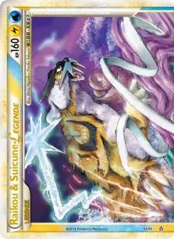 Pokémon-Karte Raikou & Suicune LEGENDE 092/095