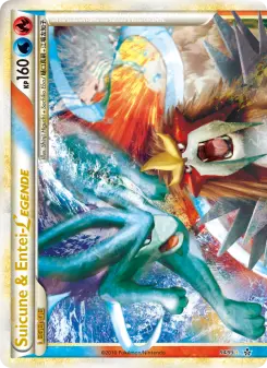 Pokémon-Karte Suicune & Entei LEGENDE 094/095