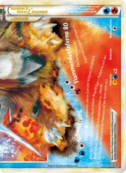 Pokémon-Karte Suicune & Entei LEGENDE 095/095