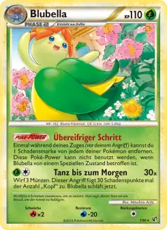 Pokémon-Karte Blubella 001/090
