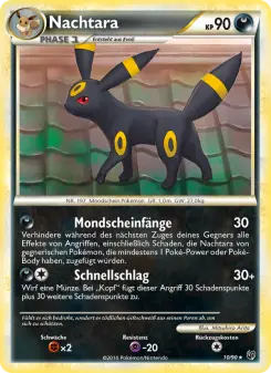Pokémon-Karte Nachtara 010/090
