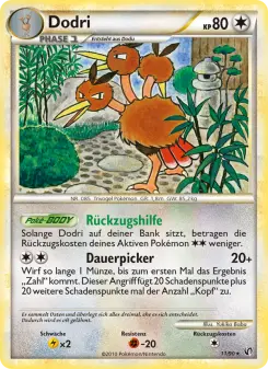 Pokémon-Karte Dodri 011/090