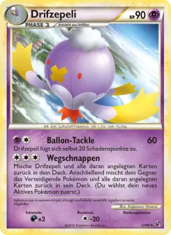 Pokémon-Karte Drifzepeli 012/090