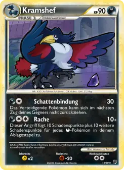 Pokémon-Karte Kramshef 016/090