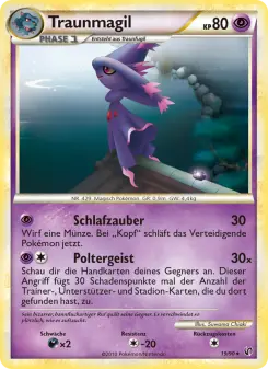 Pokémon-Karte Traunmagil 019/090