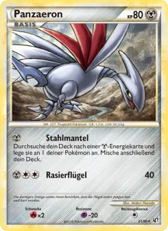 Pokémon-Karte Panzaeron 021/090