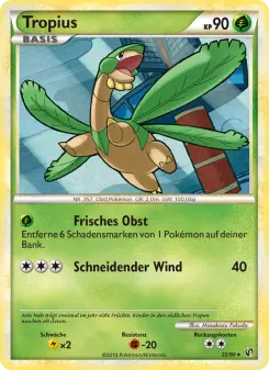 Pokémon-Karte Tropius 022/090