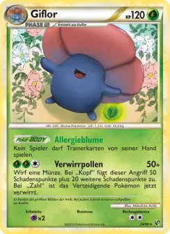 Pokémon-Karte Giflor 024/090