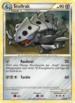 Pokémon-Karte Stollrak 029/090