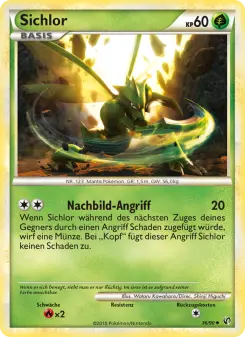 Pokémon-Karte Sichlor 036/090