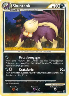 Pokémon-Karte Skunktank 037/090