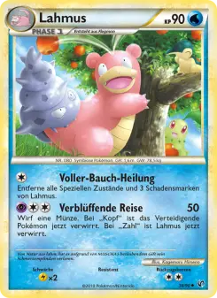 Pokémon-Karte Lahmus 038/090