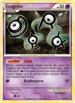 Pokémon-Karte Icognito 040/090