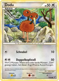 Pokémon-Karte Dodu 045/090