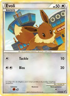 Pokémon-Karte Evoli 047/090