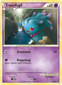 Pokémon-Karte Traunfugil 057/090