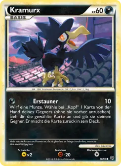 Pokémon-Karte Kramurx 058/090