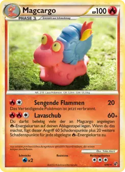 Pokémon-Karte Magcargo 006/090