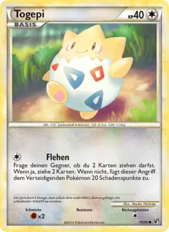 Pokémon-Karte Togepi 070/090