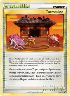 Pokémon-Karte Turmruine 071/090