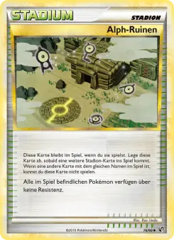 Pokémon-Karte Alph-Ruinen 076/090