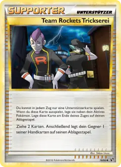 Pokémon-Karte Team Rockets Trickserei 078/090