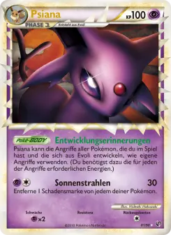 Pokémon-Karte Psiana 081/090