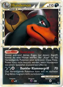 Pokémon-Karte Hundemon 082/090