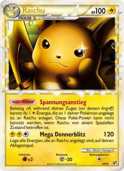 Pokémon-Karte Raichu 083/090