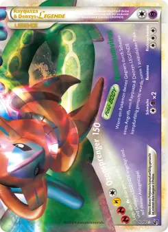 Pokémon-Karte Rayquaza & Deoxys LEGENDE 090/090