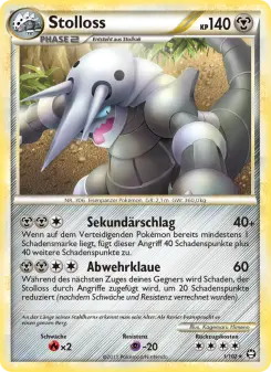 Pokémon-Karte Stolloss 001/102