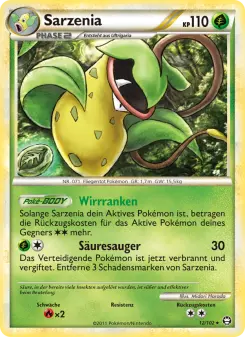 Pokémon-Karte Sarzenia 012/102