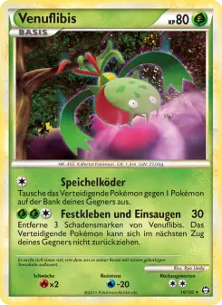 Pokémon-Karte Venuflibis 016/102