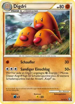 Pokémon-Karte Digdri 019/102