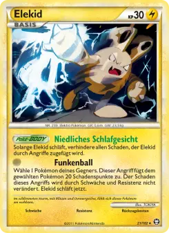 Pokémon-Karte Elekid 021/102