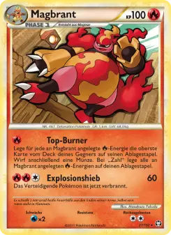 Pokémon-Karte Magbrant 027/102