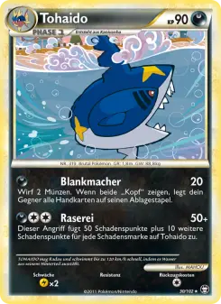 Pokémon-Karte Tohaido 030/102