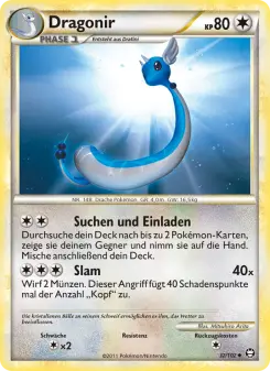 Pokémon-Karte Dragonir 032/102