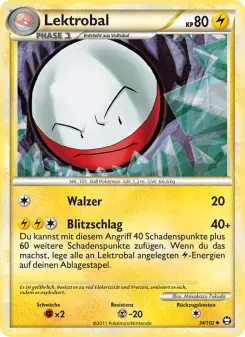 Pokémon-Karte Lektrobal 034/102