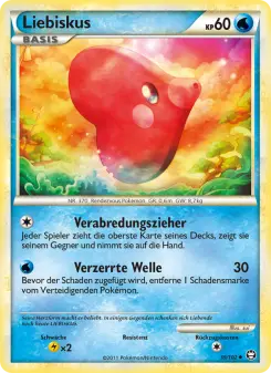 Pokémon-Karte Liebiskus 039/102