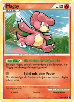 Pokémon-Karte Magby 041/102