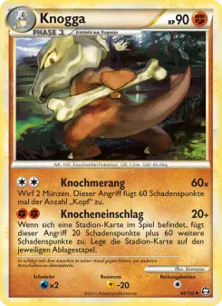 Pokémon-Karte Knogga 044/102