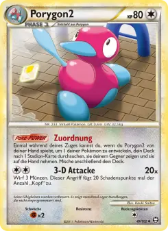 Pokémon-Karte Porygon2 049/102