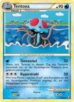 Pokémon-Karte Tentoxa 050/102