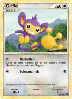 Pokémon-Karte Griffel 055/102