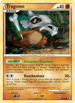 Pokémon-Karte Tragosso 060/102