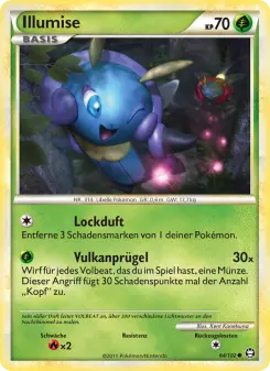 Pokémon-Karte Illumise 064/102