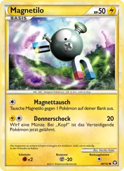 Pokémon-Karte Magnetilo 068/102