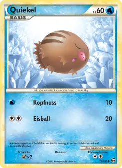 Pokémon-Karte Quiekel 079/102