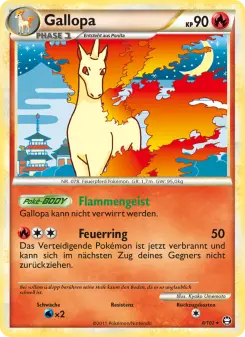 Pokémon-Karte Gallopa 008/102